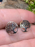 Tanya Tree of Life Stud Earrings