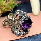 Thistle and Rose Brooch