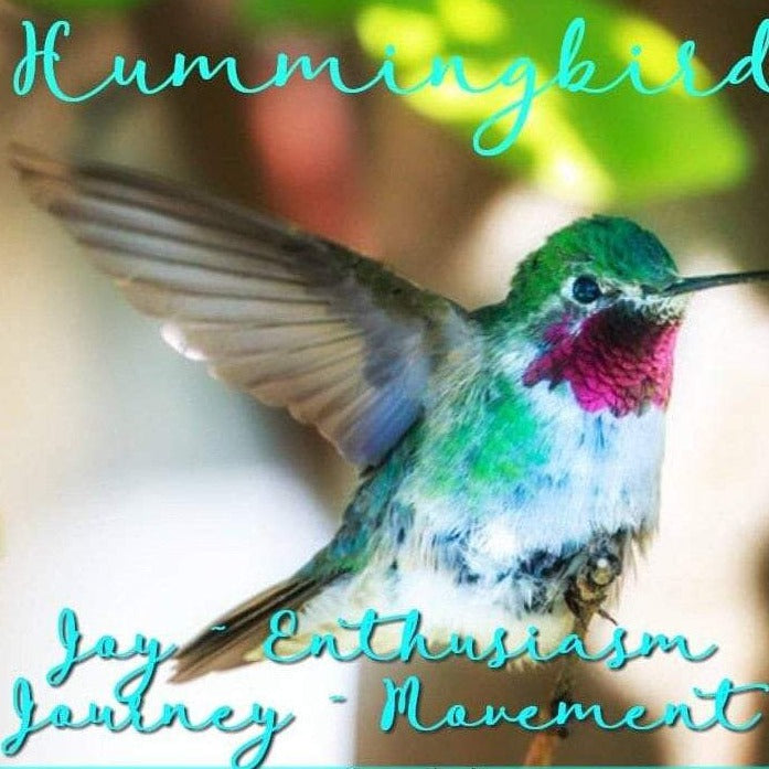 Summer Garden Hummingbird Necklace