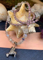 Summer Garden Hummingbird Necklace