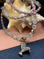 Summer Garden Hummingbird Necklace