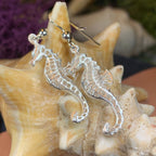 Satin Seahorse Earrings