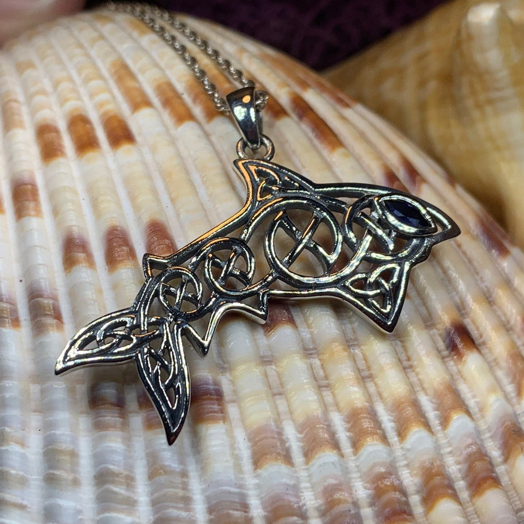Cadmael Celtic Shark Necklace