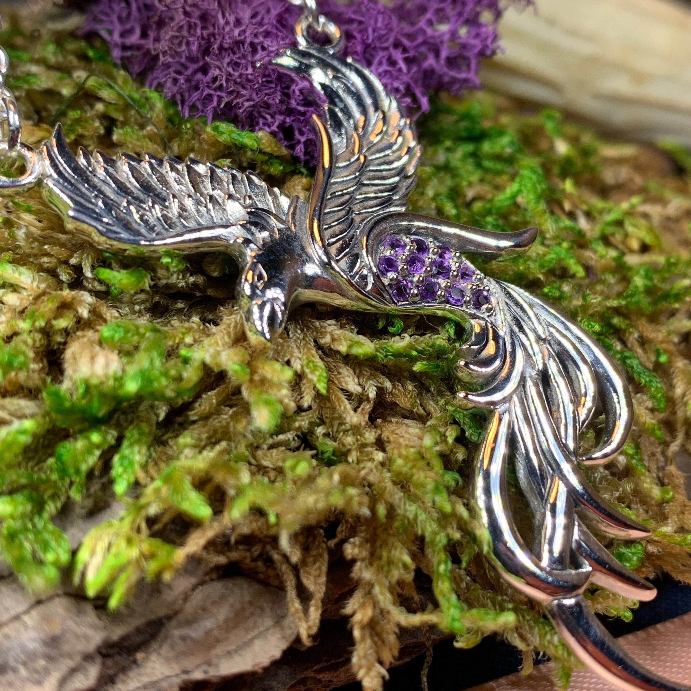 Starfire Phoenix Necklace