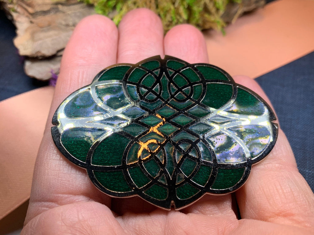 Rhianna Celtic Enamel Brooch