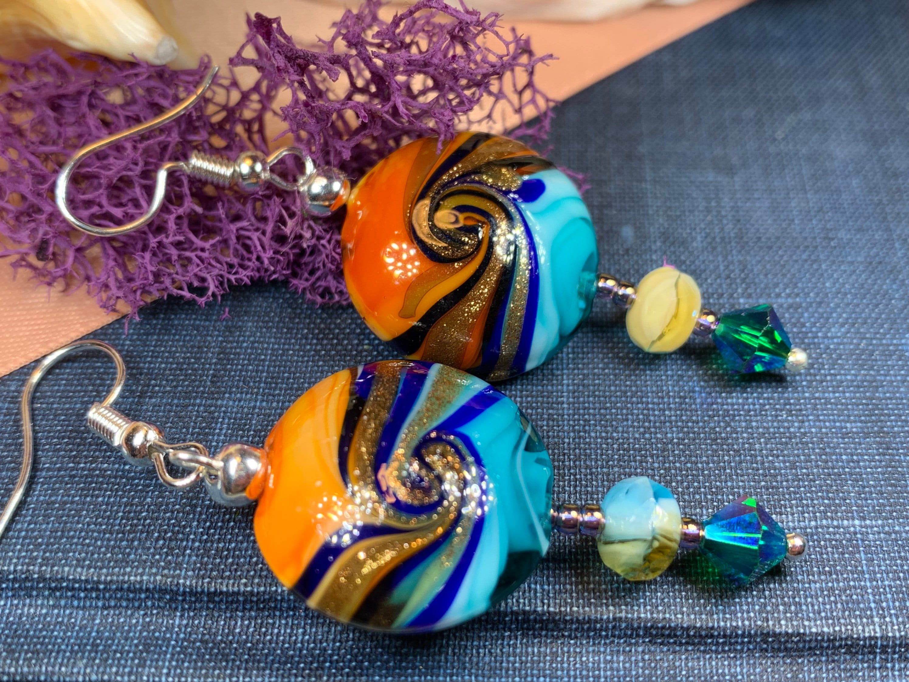 Beach Sunset Earrings