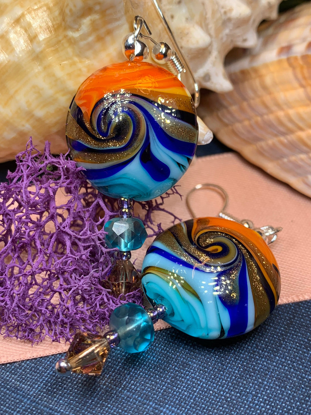 Beach Sunset Earrings