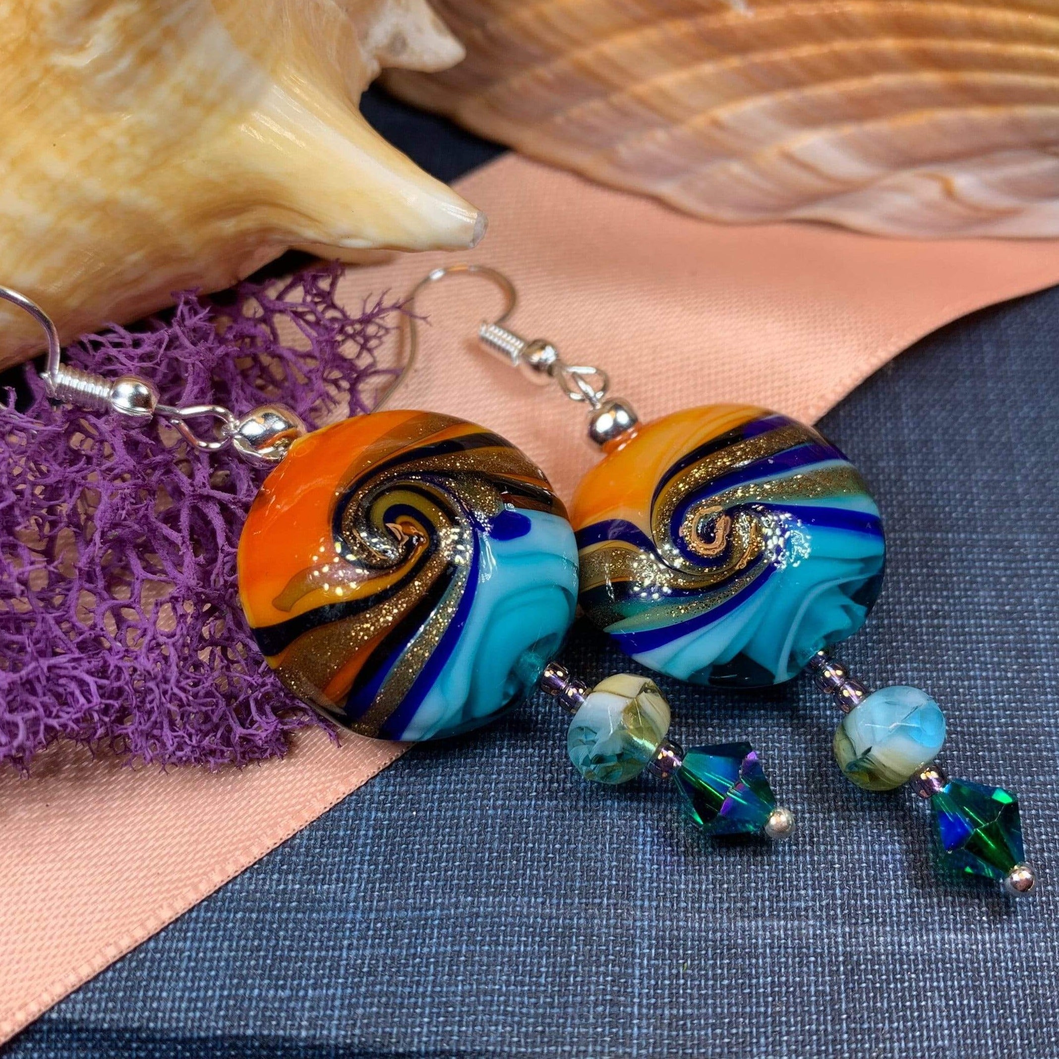 Beach Sunset Earrings