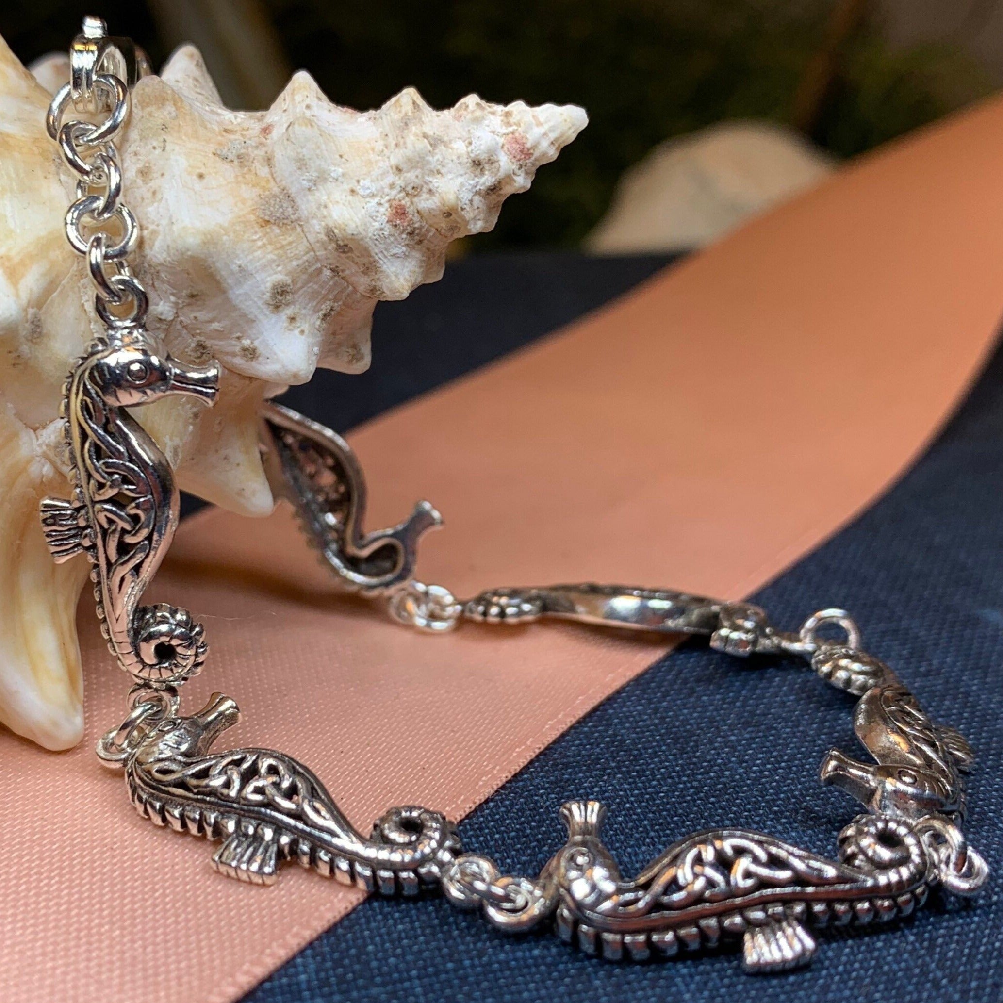 Celtic Seahorse Bracelet