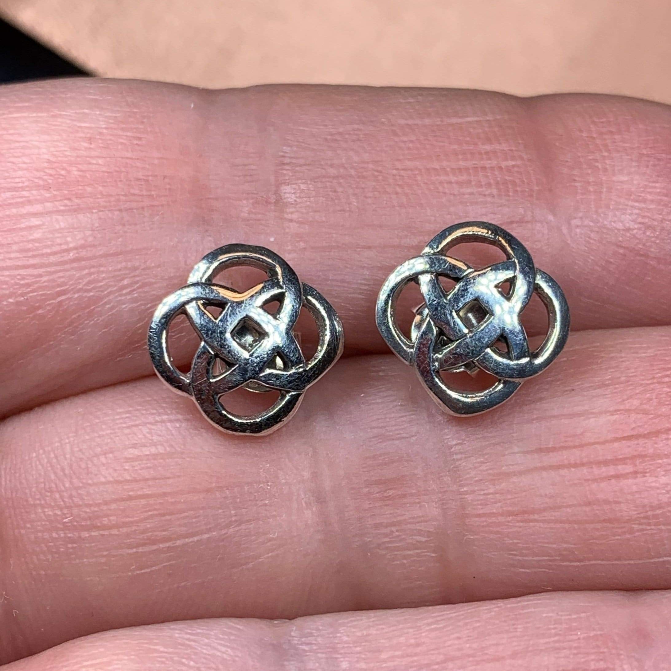 Lorna Celtic Knot Stud Earrings