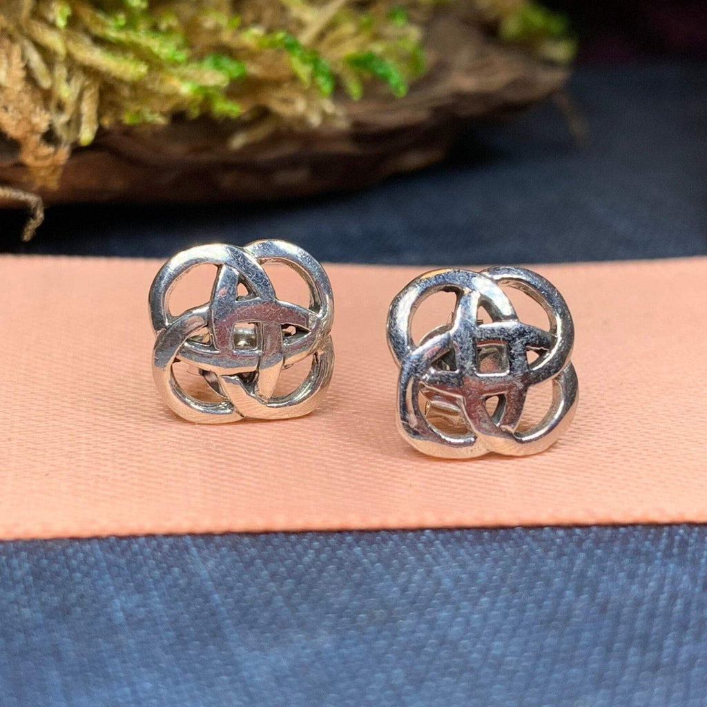 Lorna Celtic Knot Stud Earrings