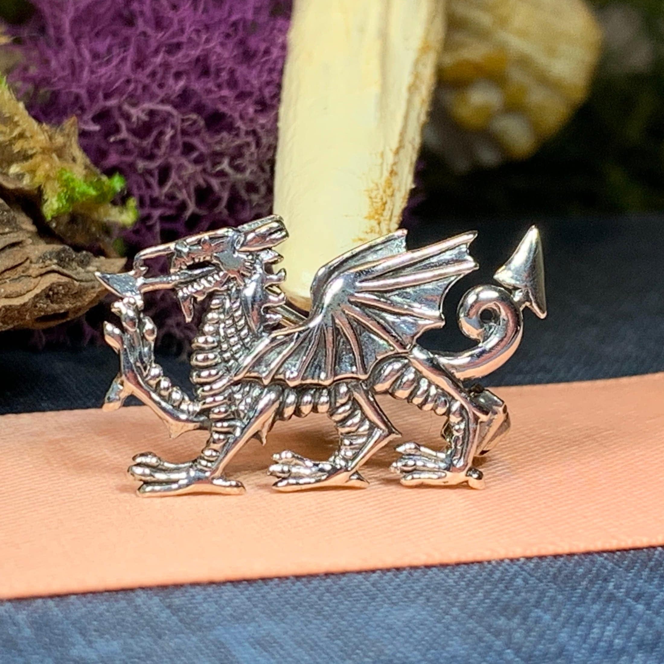 Welsh Dragon Brooch