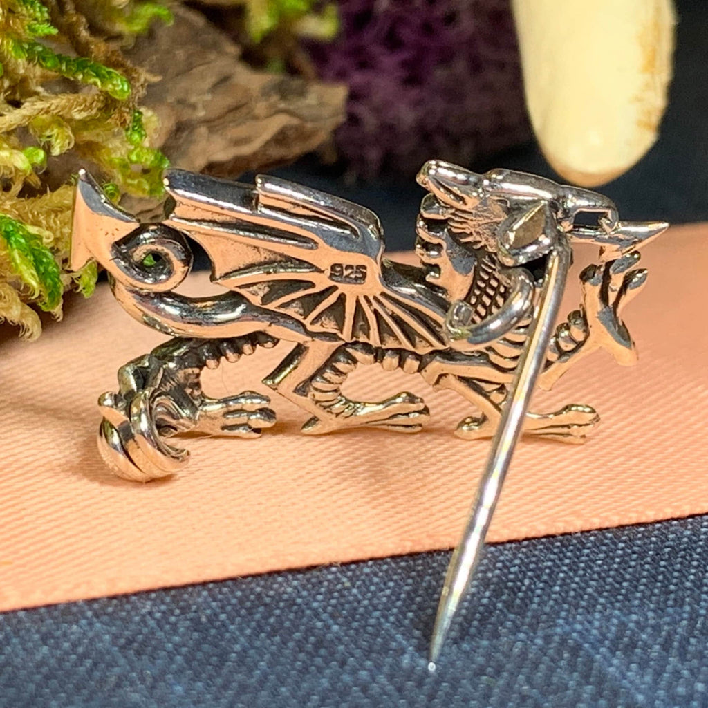 Welsh Dragon Brooch