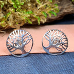 Tanya Tree of Life Stud Earrings