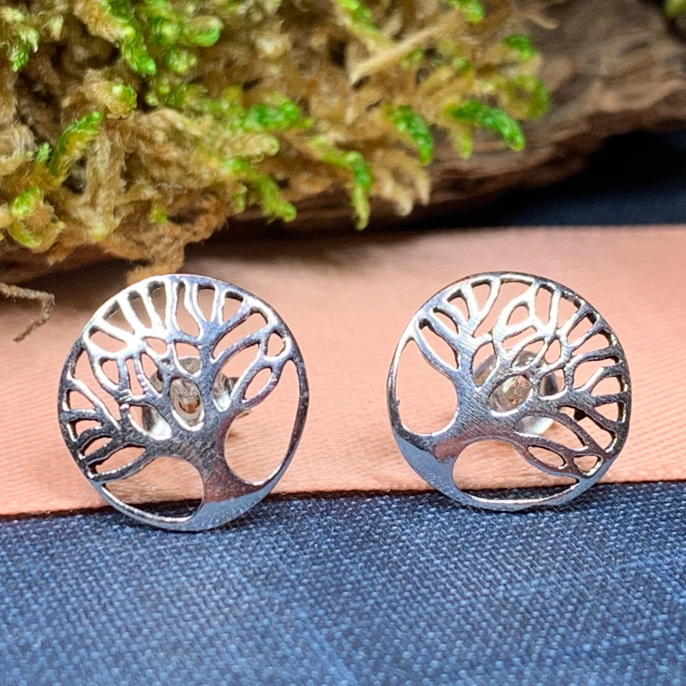 Tanya Tree of Life Stud Earrings
