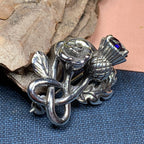 Thistle and Rose Brooch