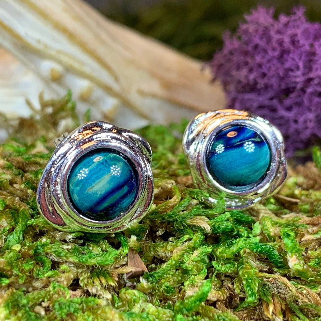 Celtic Heathergems Post Earrings