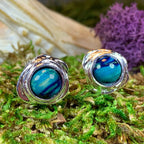 Celtic Heathergems Post Earrings