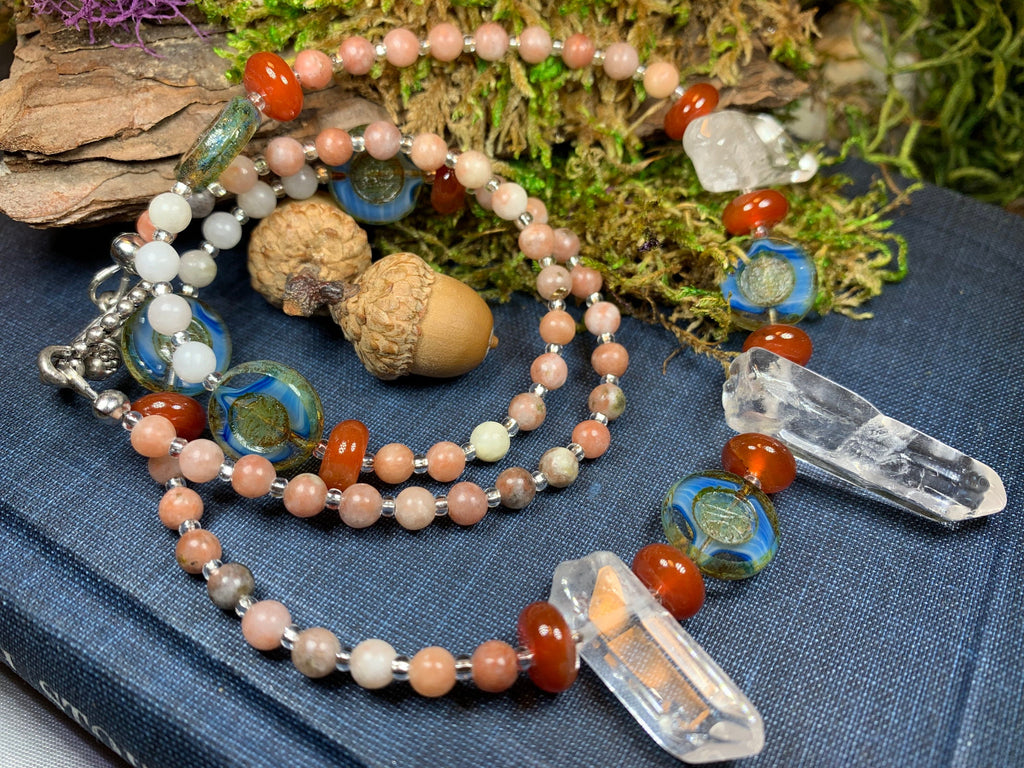 Wild Atlantic Way Quartz Crystal Necklace