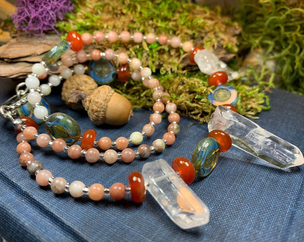 Wild Atlantic Way Quartz Crystal Necklace