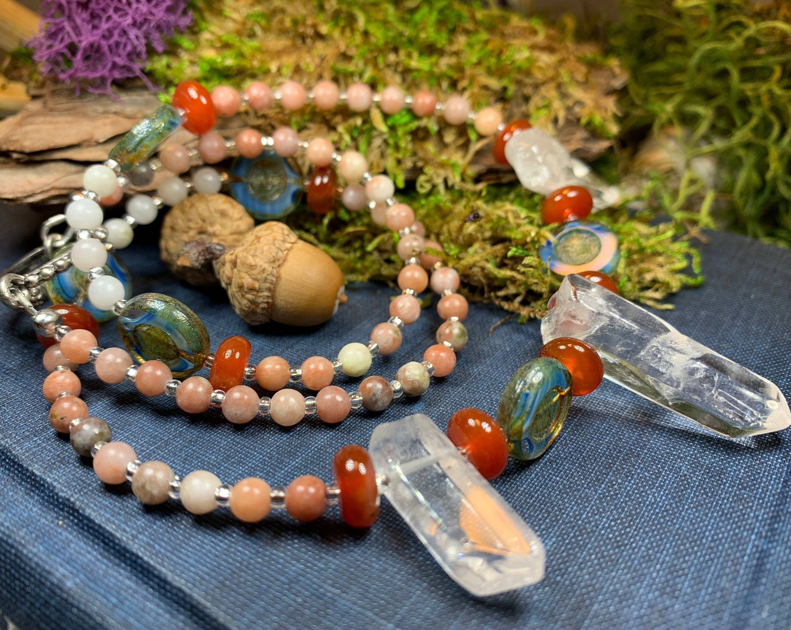 Wild Atlantic Way Quartz Crystal Necklace