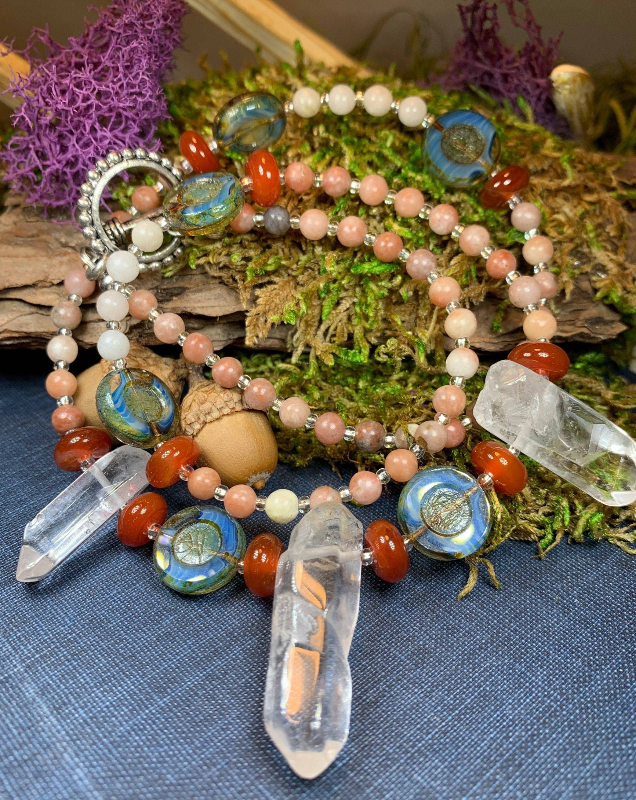 Wild Atlantic Way Quartz Crystal Necklace