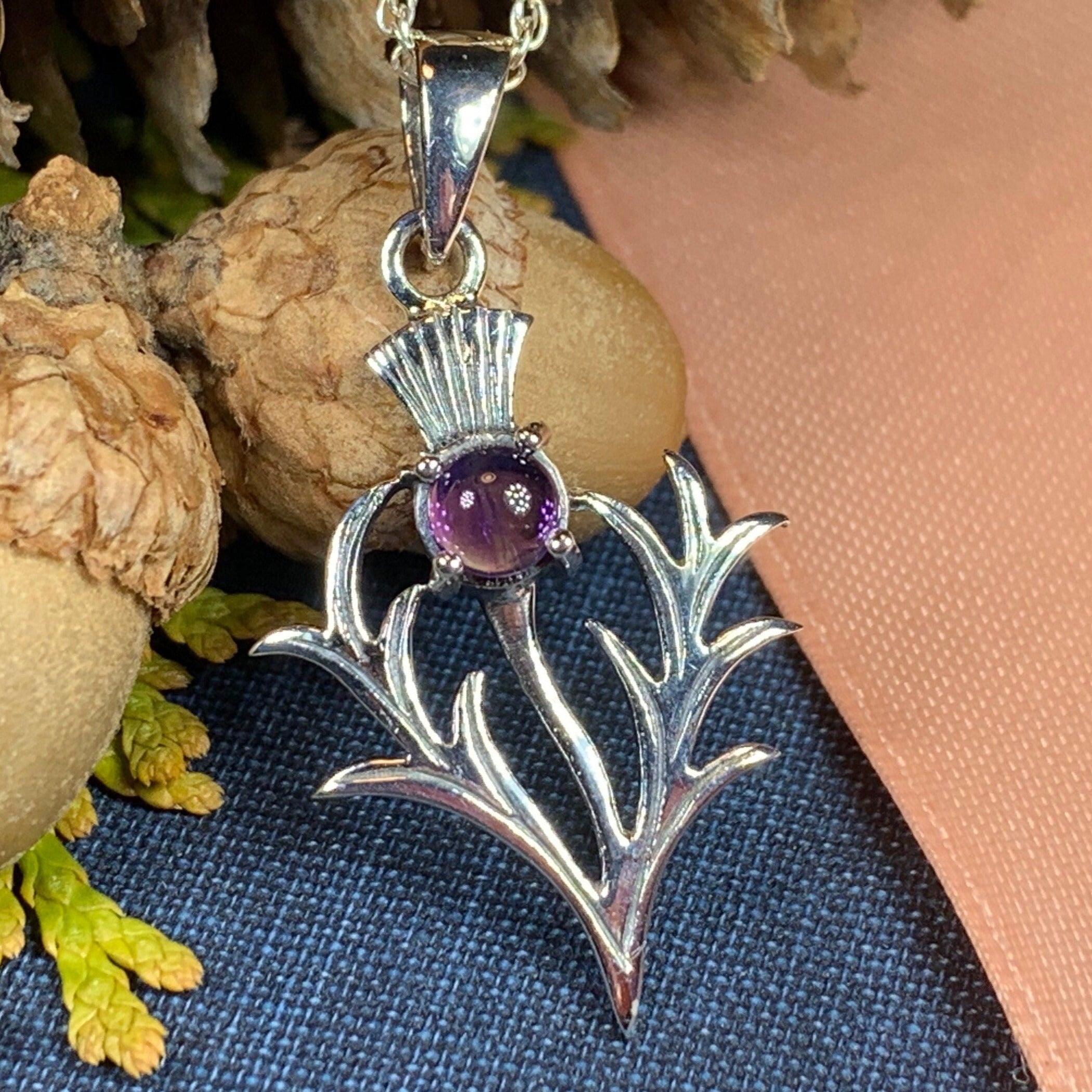 Jacobite Thistle Necklace