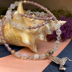 Summer Garden Hummingbird Necklace