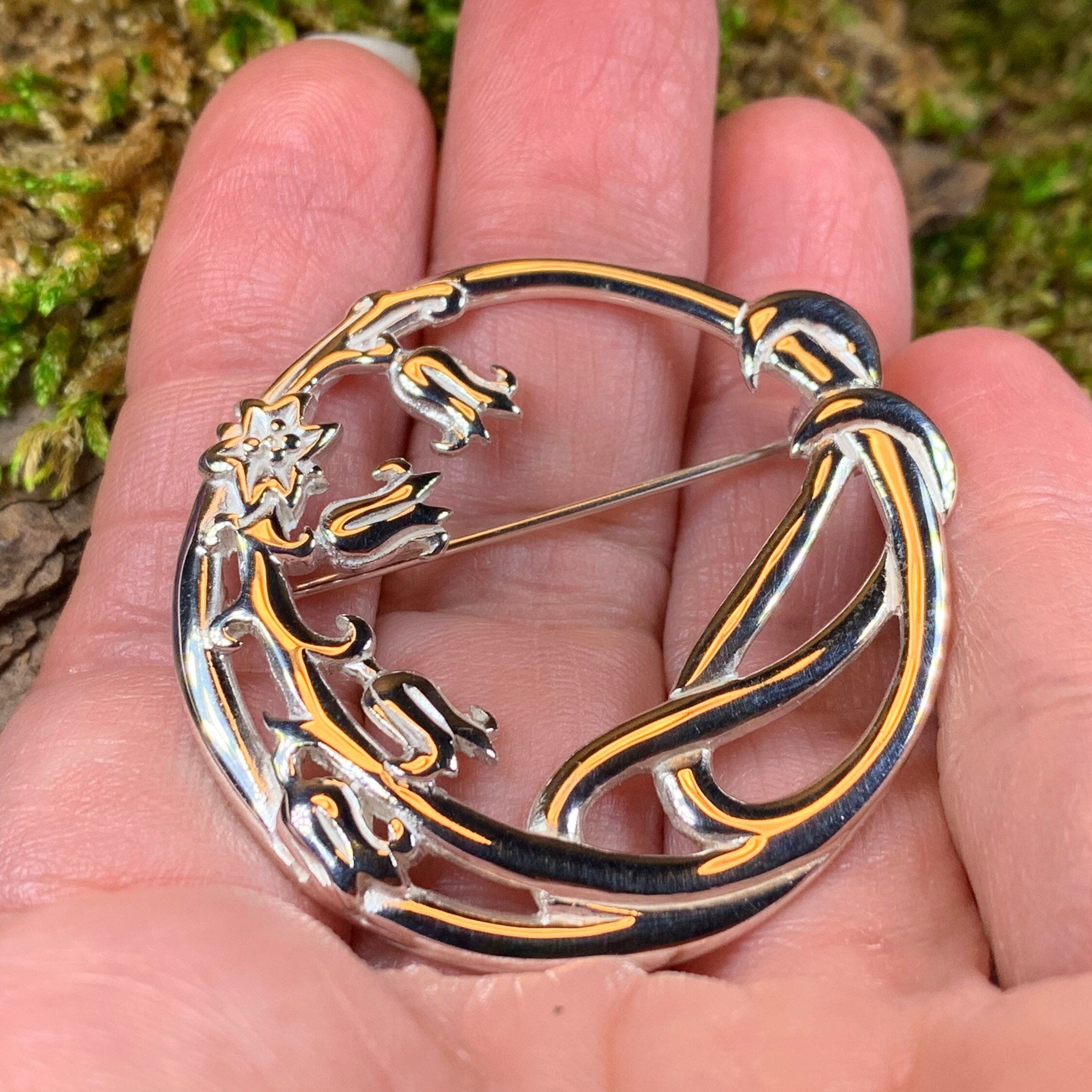 Highland Dream Bluebell Brooch