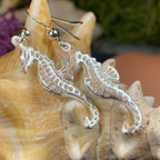 Satin Seahorse Earrings