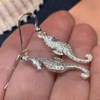 Satin Seahorse Earrings