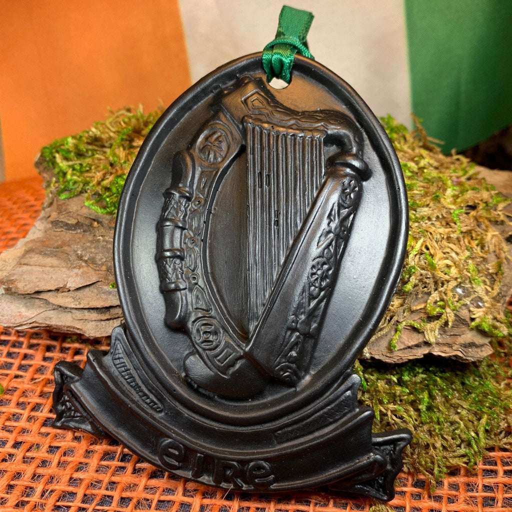 Irish Harp Turf Wall Hanging