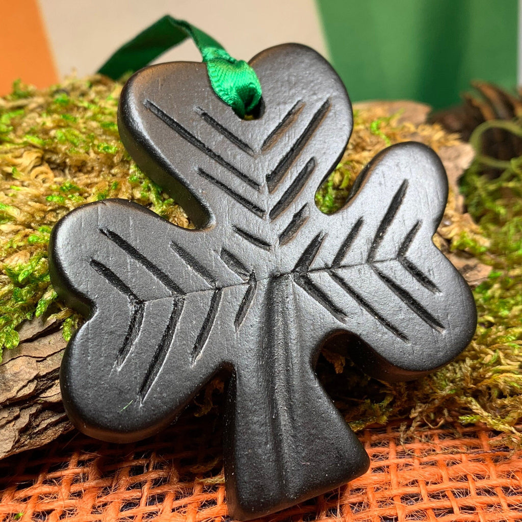 Shamrock Irish Turf Ornament