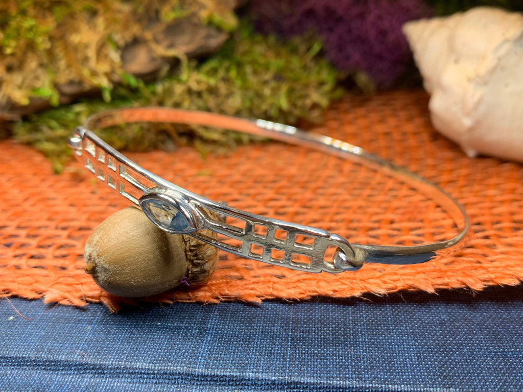 Mackintosh Blue Topaz Bangle Bracelet