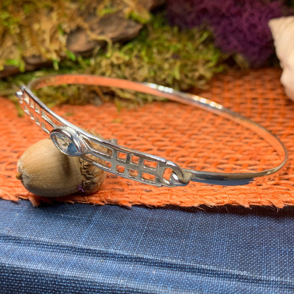 Mackintosh Blue Topaz Bangle Bracelet