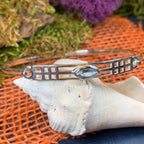 Mackintosh Blue Topaz Bangle Bracelet