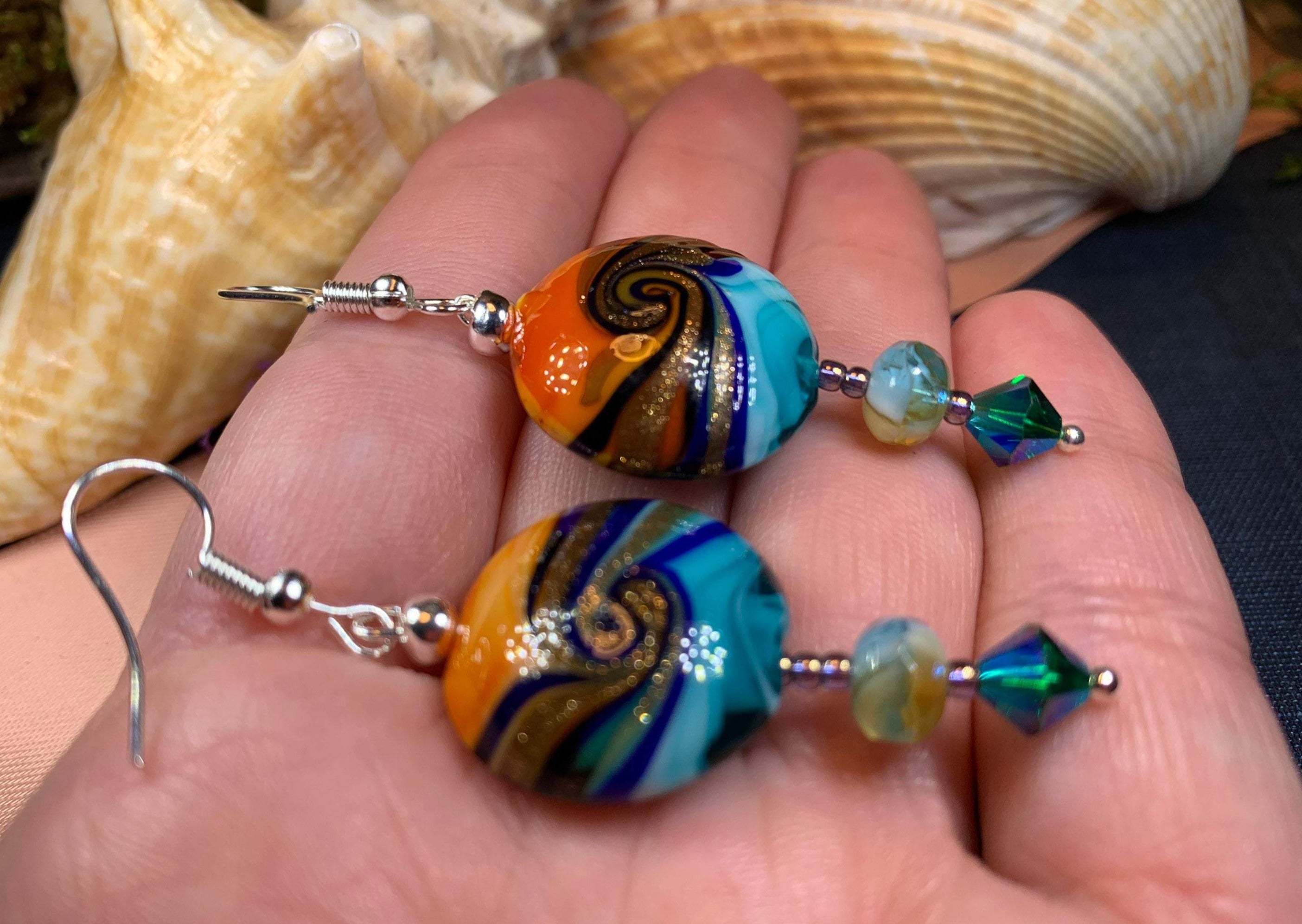 Beach Sunset Earrings