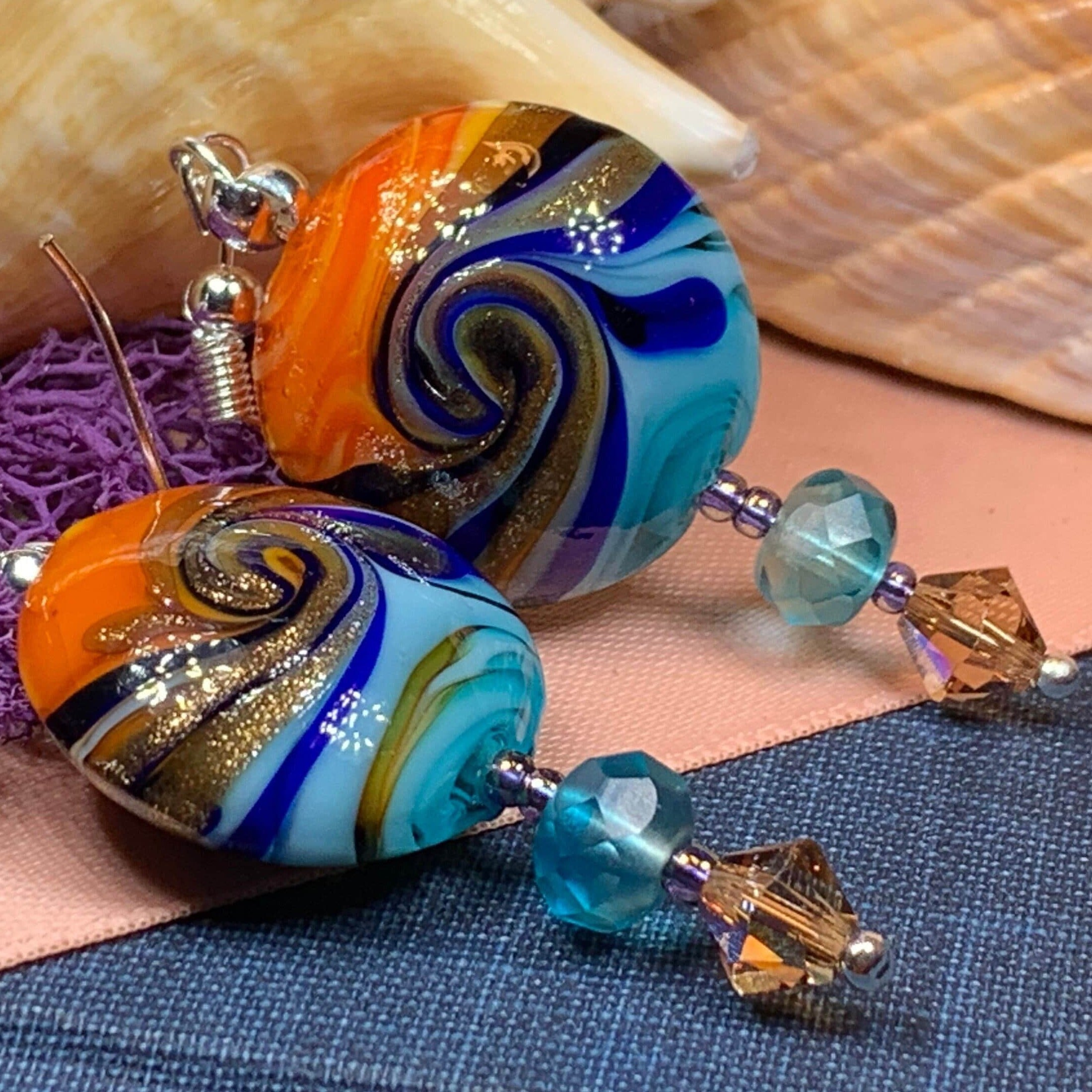 Beach Sunset Earrings