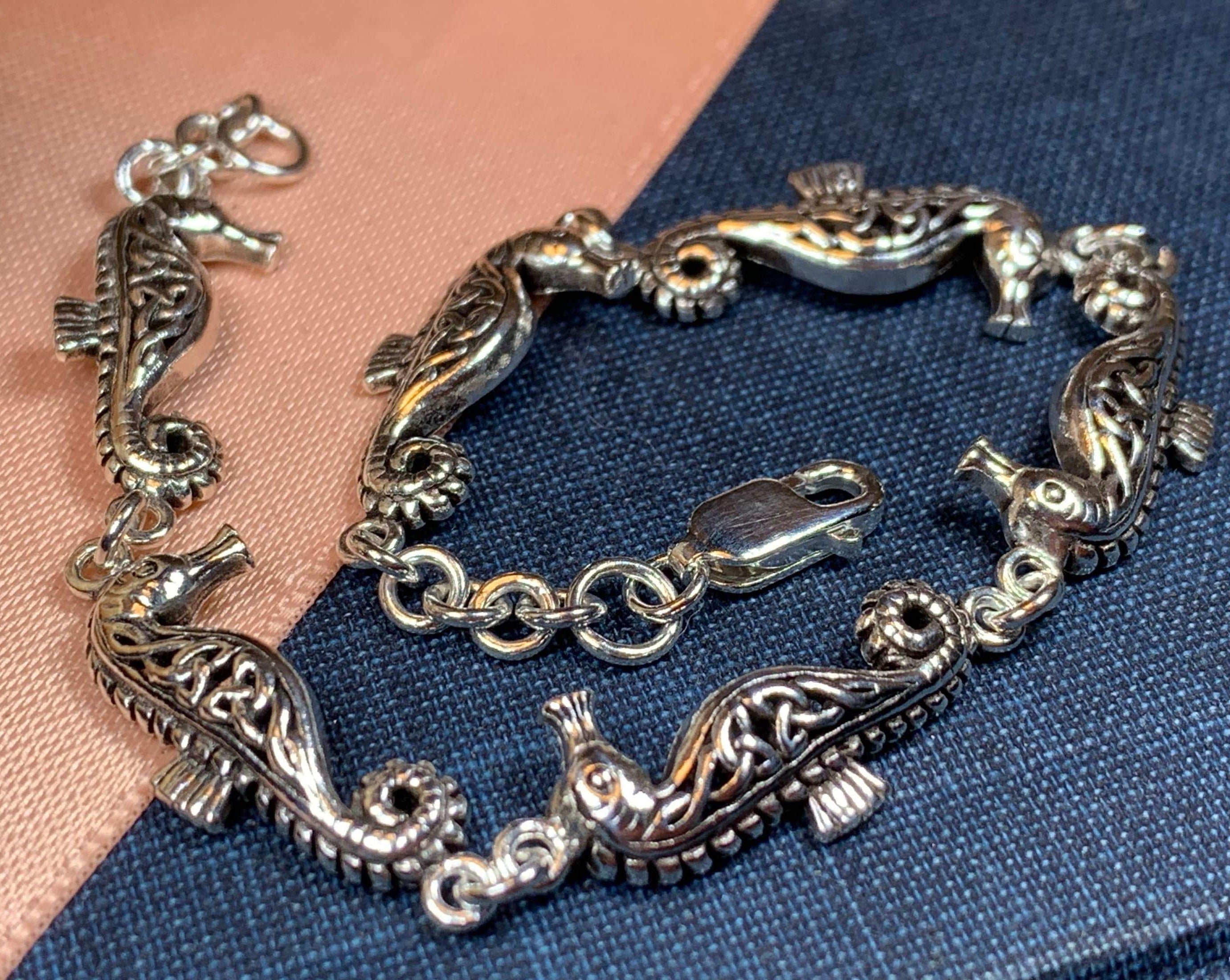 Celtic Seahorse Bracelet