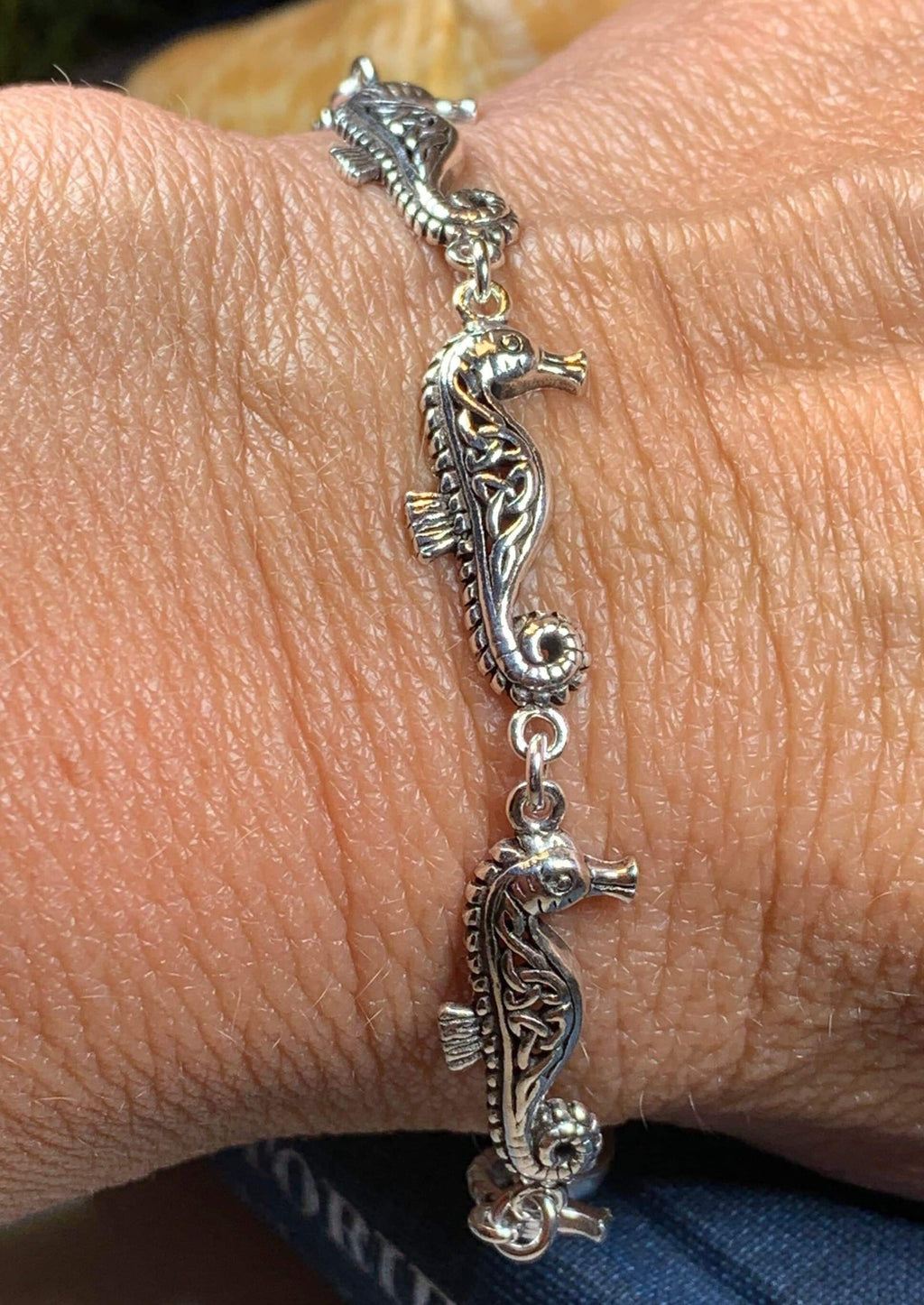 Celtic Seahorse Bracelet