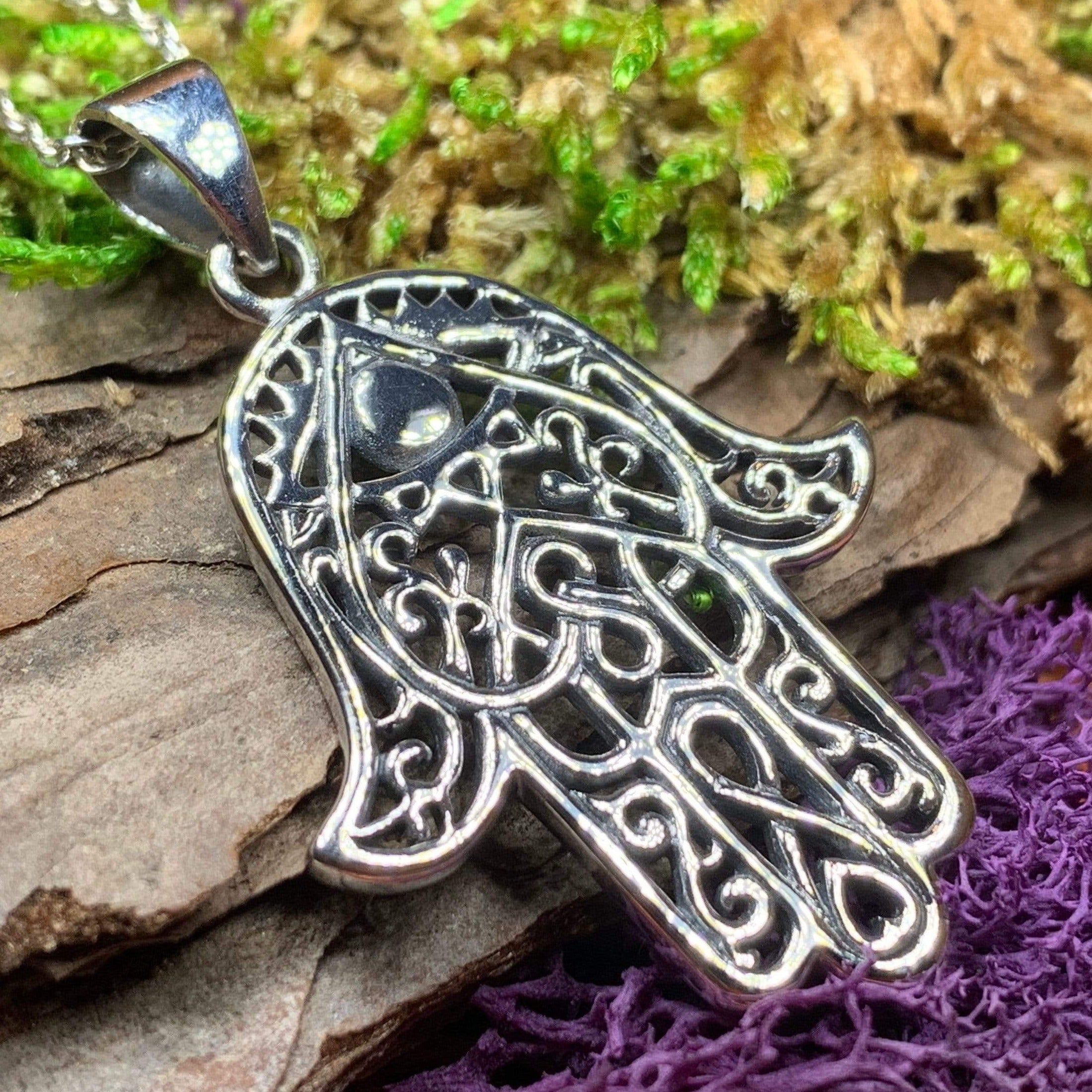 Amory Hamsa Hand Necklace