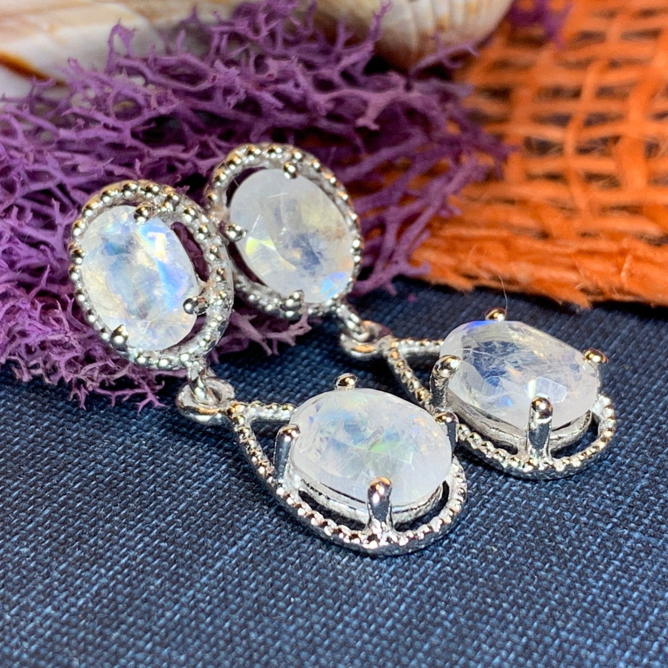 Harlow Moonstone Earrings