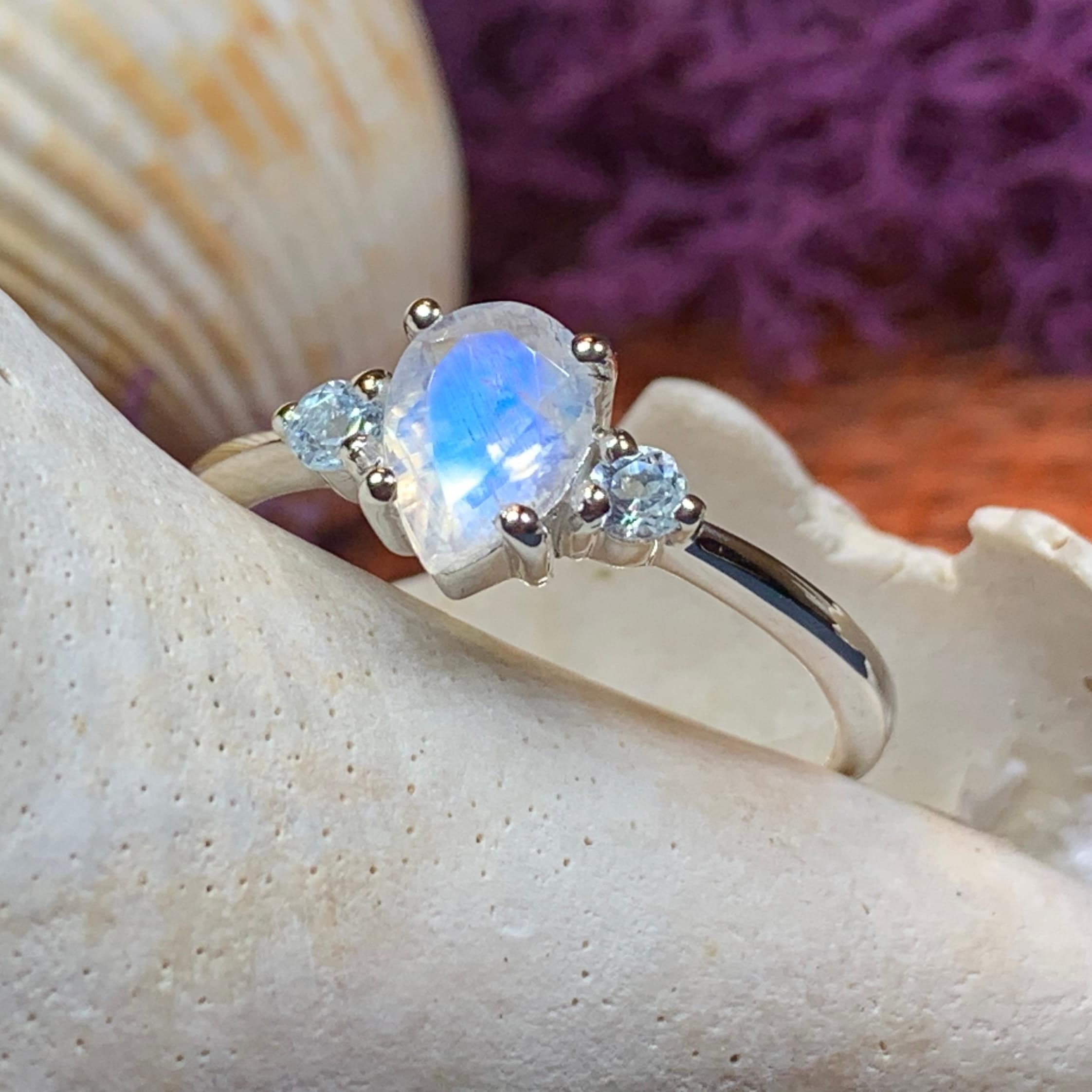 Rylena Moonstone Ring