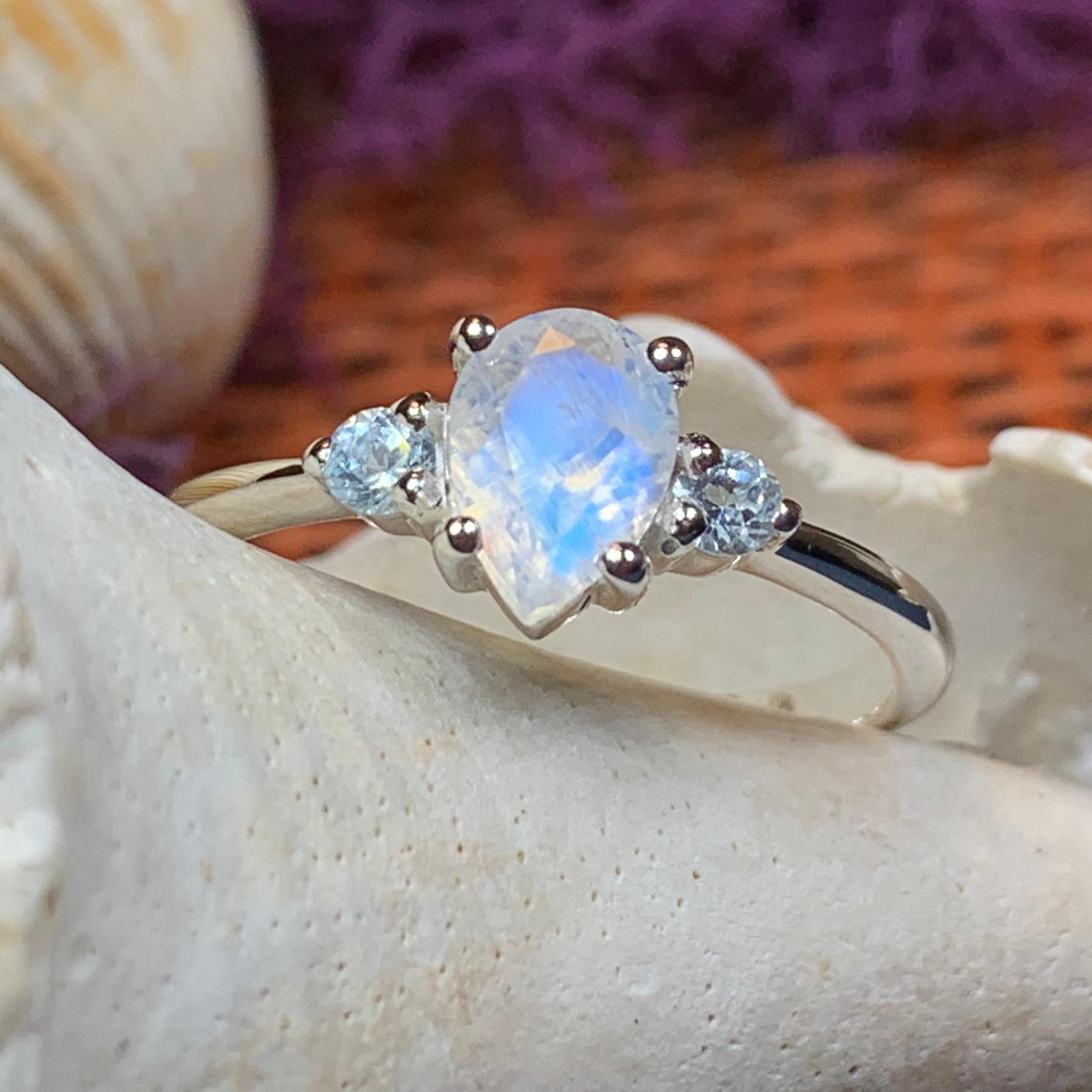 Rylena Moonstone Ring