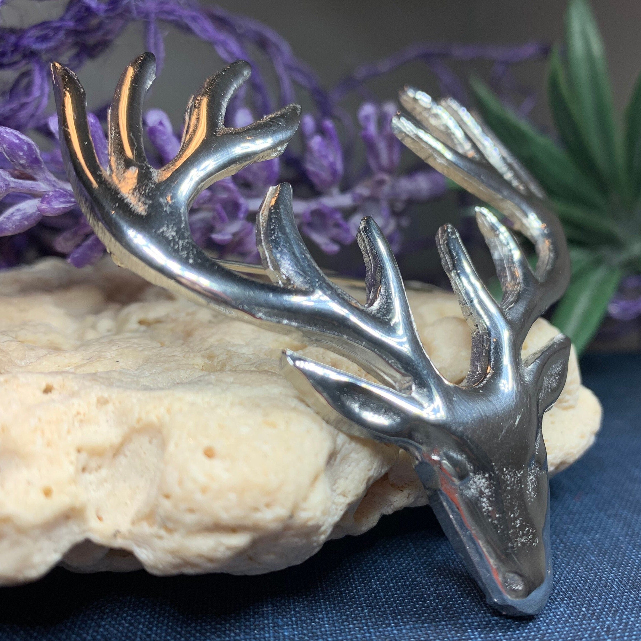 Stag Brooch