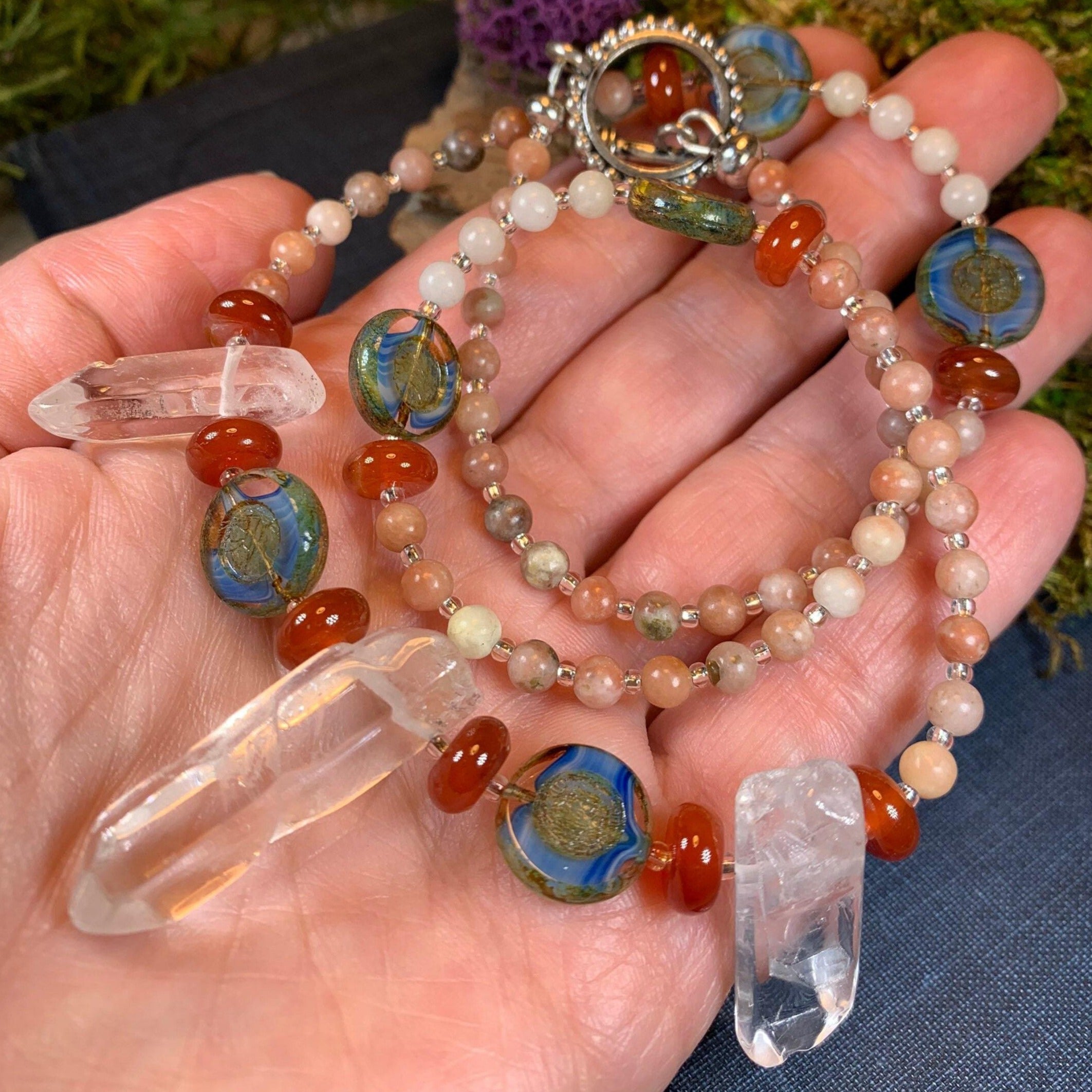 Wild Atlantic Way Quartz Crystal Necklace