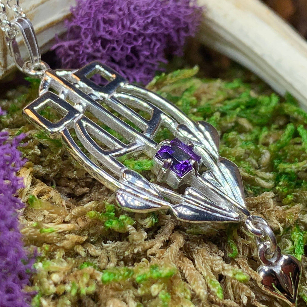 Scottish Mackintosh Thistle Necklace