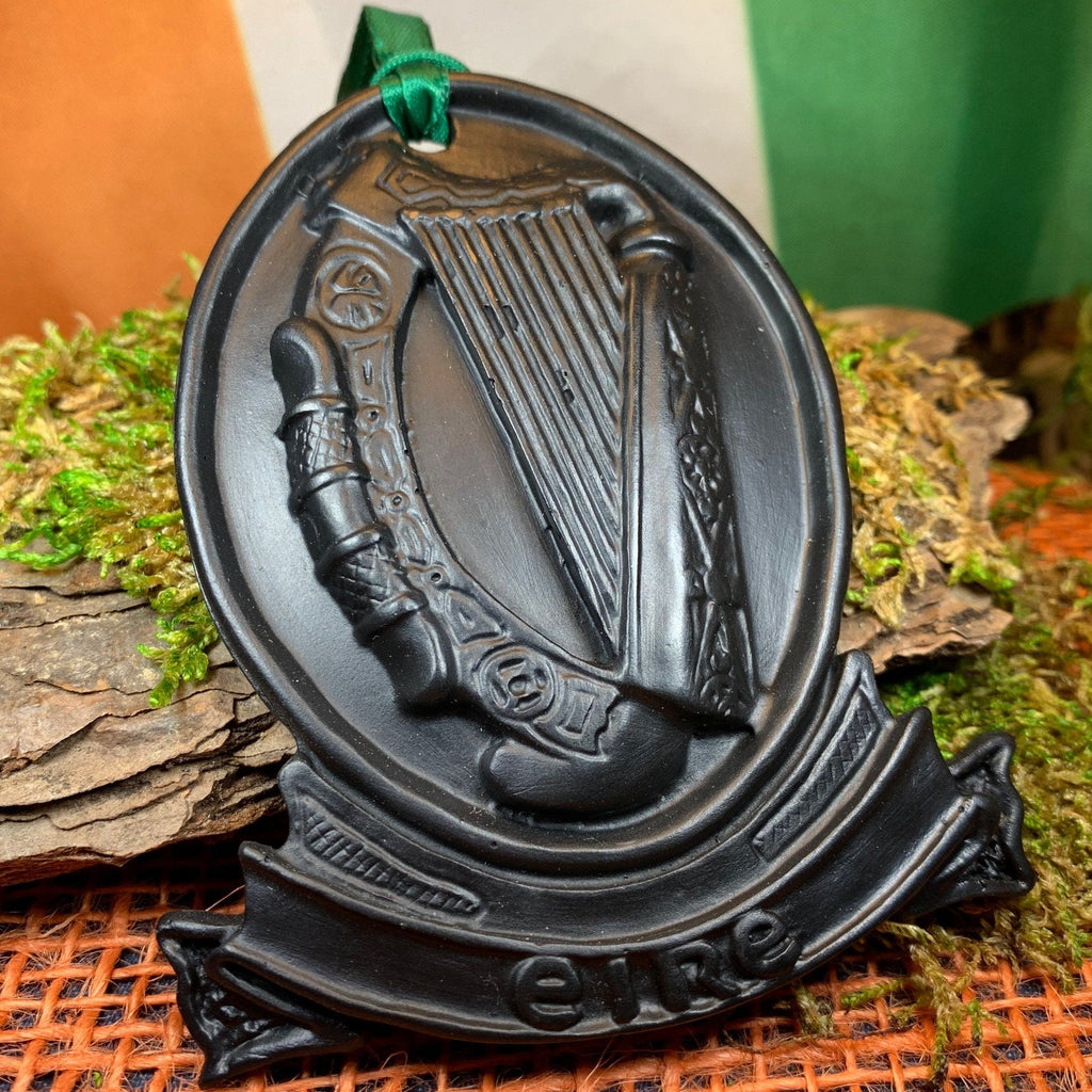 Irish Harp Turf Wall Hanging