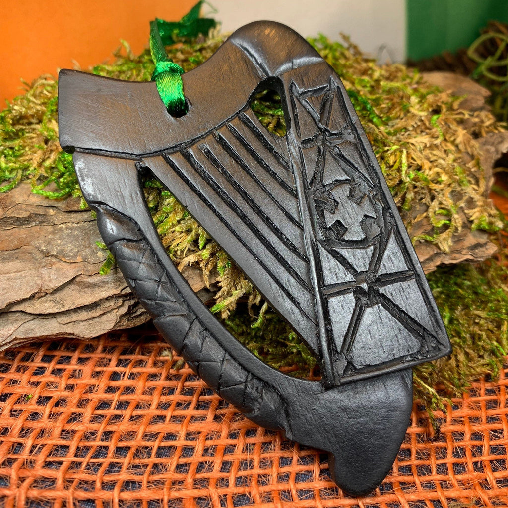 Irish Harp Turf Ornament
