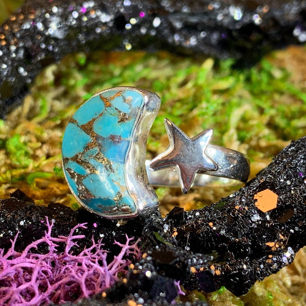 Moanne Crescent Moon Ring